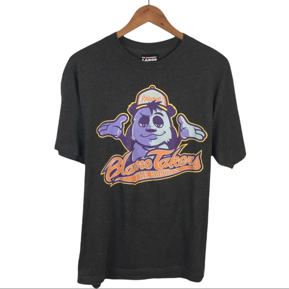 TS102 The Hundreds Los Angeles Blame Takers Designer T Shirt L